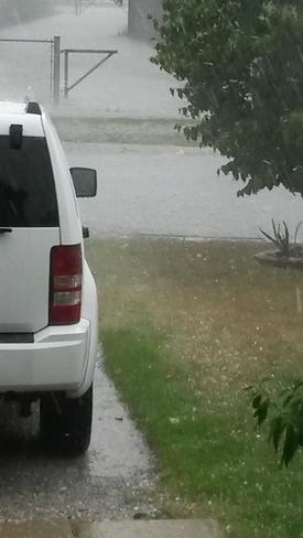 Civic Holiday Hail Storm Barrie, ON