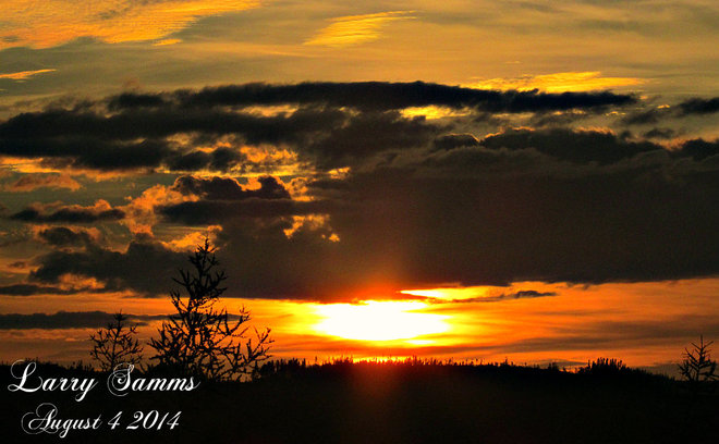 "Sunset Aug. 4" Springdale, Newfoundland and Labrador Canada