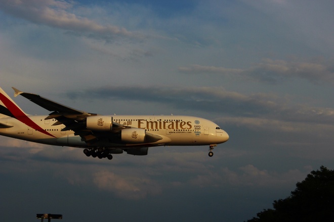 Emirates A380 Toronto pearson
