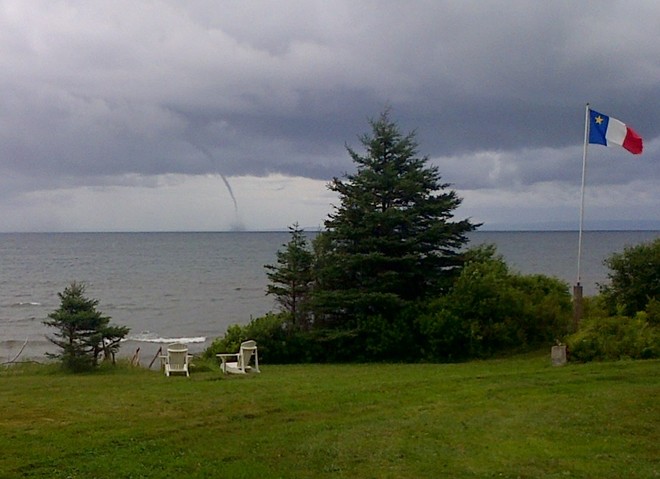 Funnel Cloud over St. George`s Bay Bayfield, NS