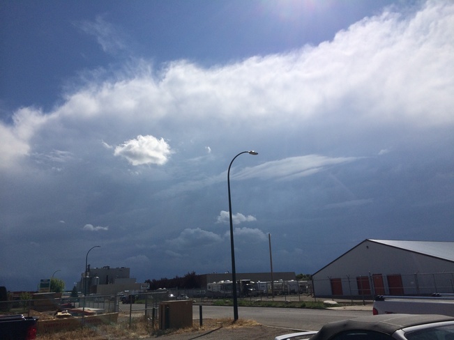 ominous clouds Lethbridge, Alberta Canada
