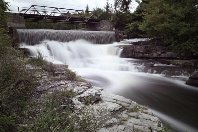 Buttermilk Falls, Salmon River Roblin, Ontario Canada