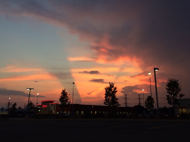 sunset clouds Ottawa, Ontario Canada