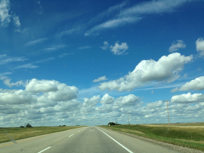 On the way to S'toon! Hanley, Saskatchewan Canada