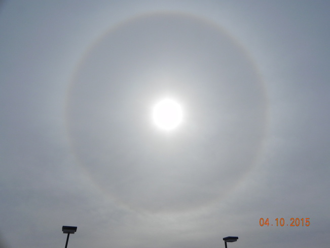 Un halo autour du soleil Rivire-du-Loup, QC