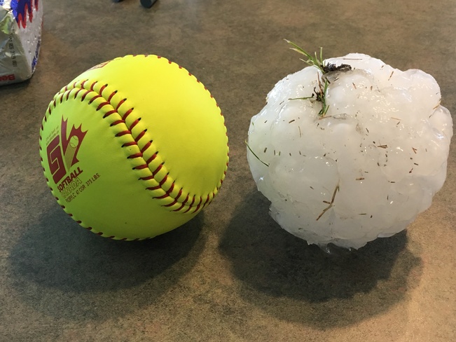 Baseball Sized Hail Outlook, SK