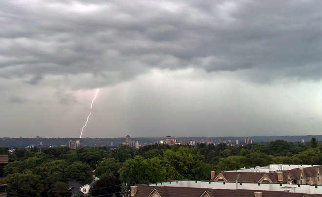 Lightning over Hamilton, Ontario Burlington, ON