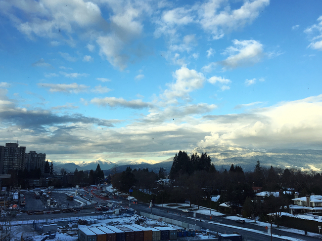 Vancouver's snow capped mountains University Endowment Area, British Columbia, CA