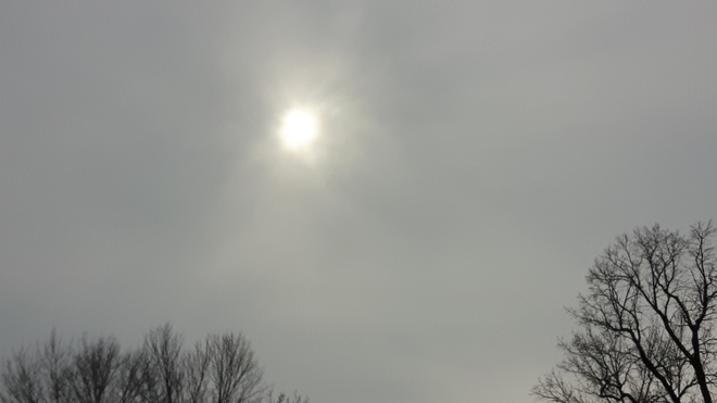 soleil de smog Otterburn Park, QC