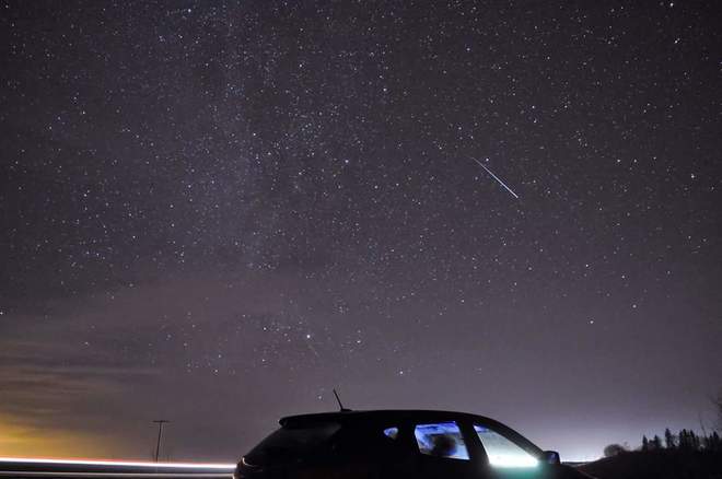 My first Astrophotography shot! Watrous, SK