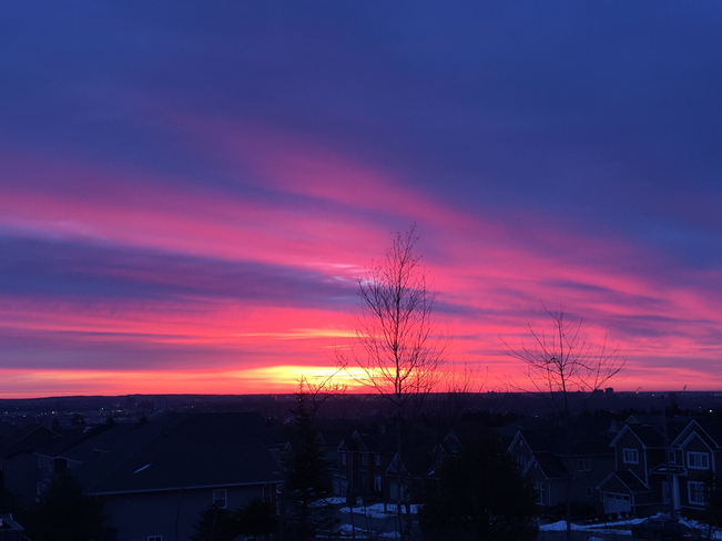 Stunning sunrise this morning! Halifax, Nova Scotia, CA