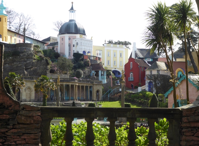 Portmeirion, N. Wales - designed in the style of an Italian village. Portmeirion, United Kingdom