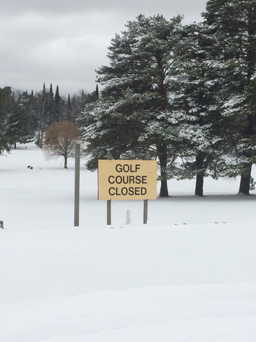 Sad day on the course Sioux Lookout, Ontario, CA