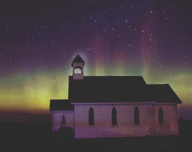 northern lights Buffalo Pound Provincial Park, SK