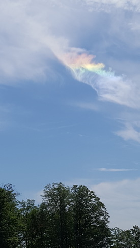 Cloud rainbow Cambridge, ON