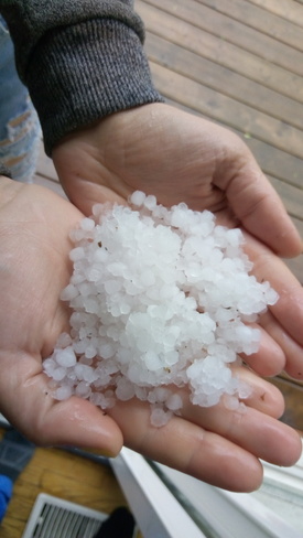 Hail in Grimsby Grimsby, ON