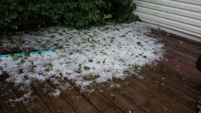 hail in North Gower 2155 Roger Stevens Dr, North Gower, ON K0A 2T0, Canada