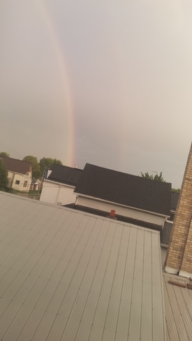 double rainbow Granton, ON
