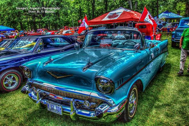 A beautiful day at the Street Machine Car show. Sarnia, ON