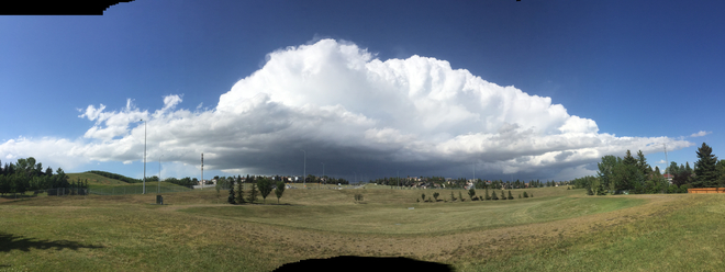 Helluva big cloud! Calgary, Alberta, CA