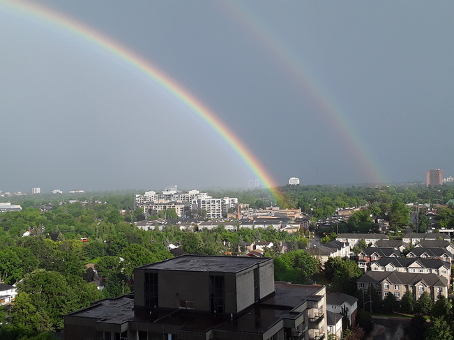 rainbow over ottawa ont. 28.06.17 Ottawa, ON