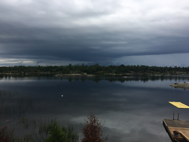 Storm clouds Bayfield Inlet, Ontario, CA