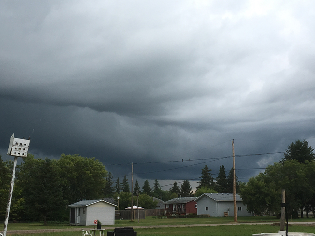 Storm brewing Hafford, Saskatchewan, CA