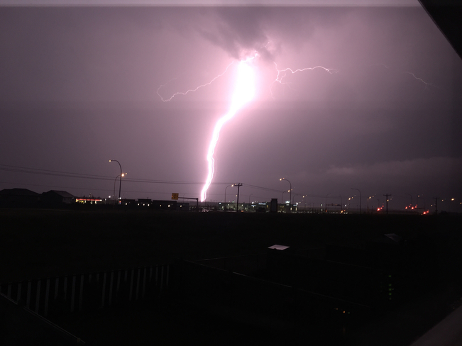 Beautiful Lightning Bolt Picture Fort Saskatchewan, Alberta, CA