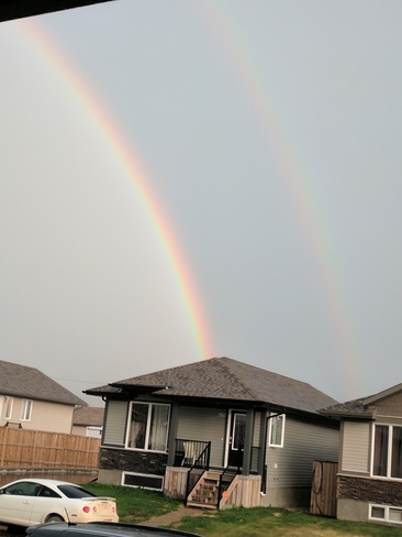 double rainbow Martensville, SK