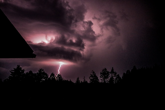 Thunder storm Sackville, New Brunswick, CA