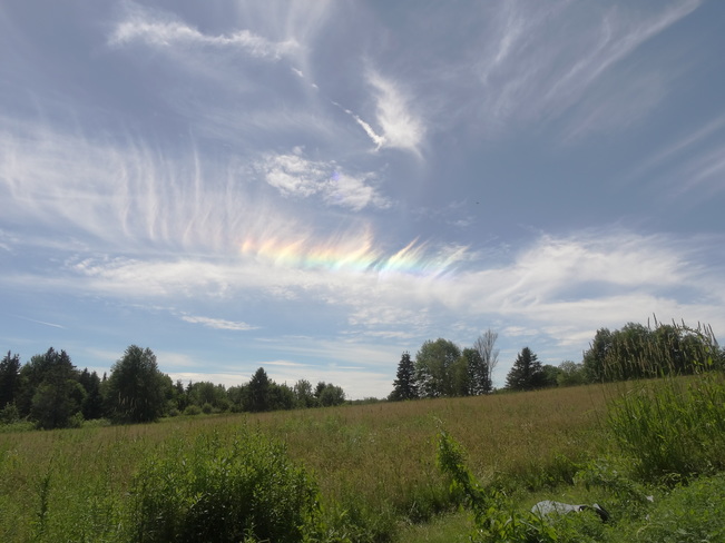 Arc-en ciel dans les nuages Sherbrooke, QC