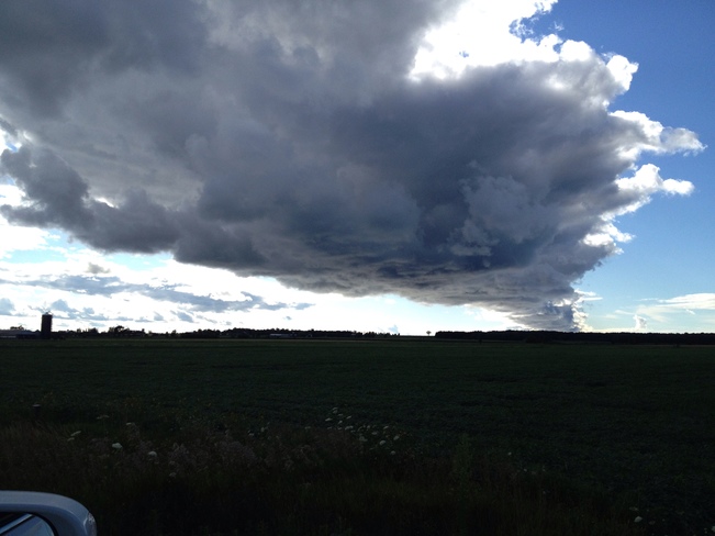 Interesting cloud formation near Minesing, Ontatio Minesing, ON