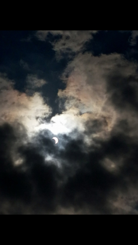 Solar eclipse London, Ontario, CA
