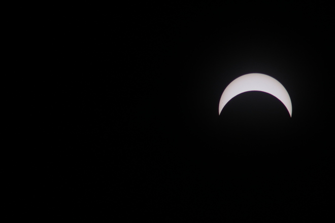 Pictures of the partial eclipse from Brampton Brampton, ON