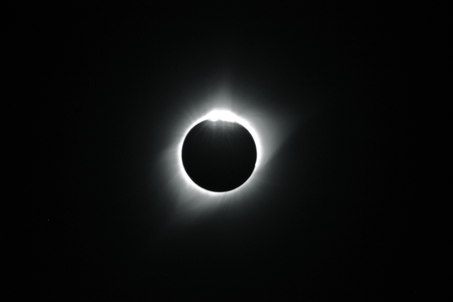 Diamond Ring Solar Eclipse Lusk, WY, United States