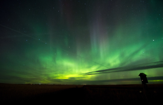 Aurora Borealis Kerrobert, Saskatchewan, CA