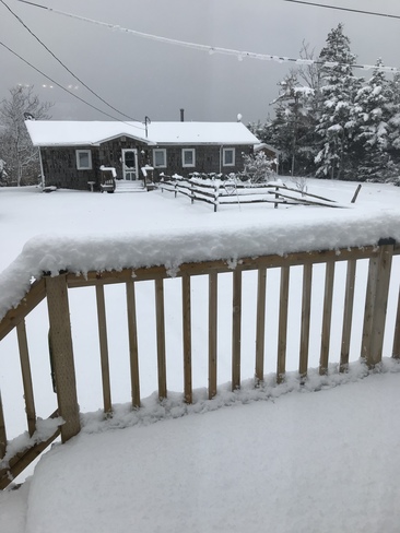 Spring storm Barrington, Nova Scotia, CA