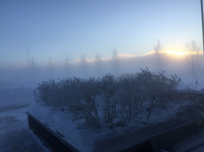 Foggy Morning Calgary, Alberta | T2X 1Z3
