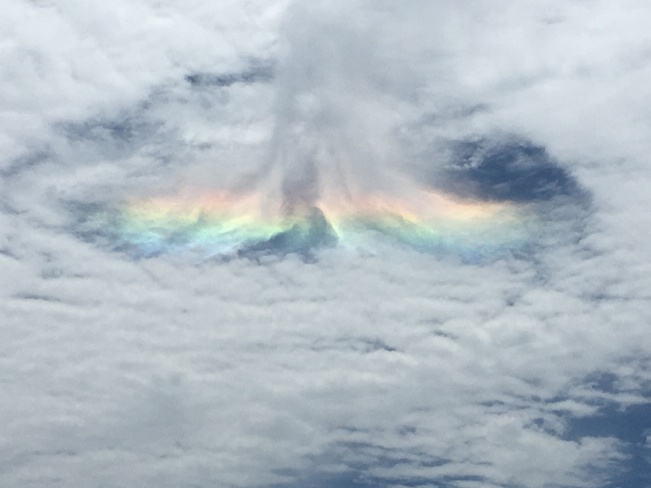 Rainbow cloud Barrie, ON