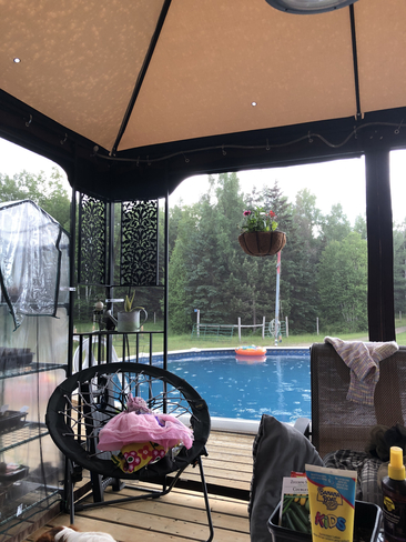 Raining in Mattawa Calvin, Ontario, CA