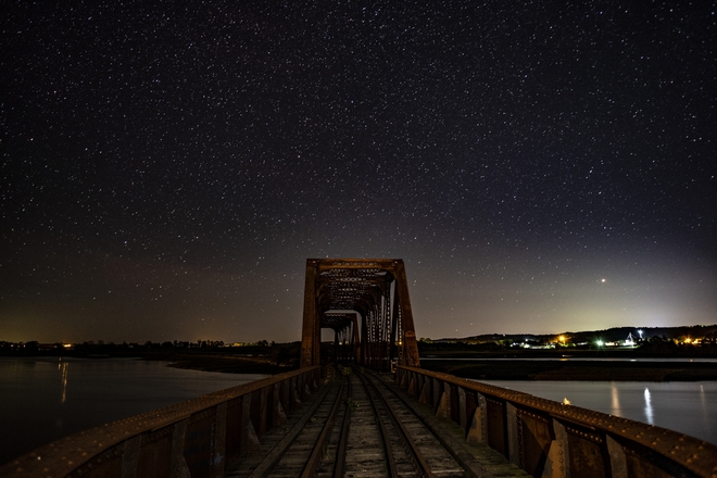 Night Bridge VI Horton Landing, Nova Scotia