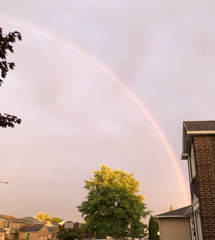 Late evening rainbow Orléans, Ontario | K1E 3M7