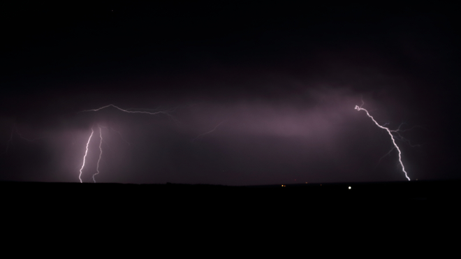 Thunderstorm with Lightning Lousana, Alberta, CA