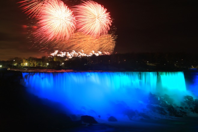Autumn Fireworks.!!! Niagara Falls, ON