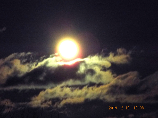 Super Lune romantique! L'Isle-aux-Coudres, QC