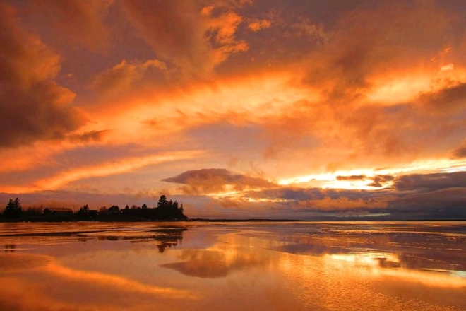 Spring Sunsets, Northumberland Strait River John, Nova Scotia