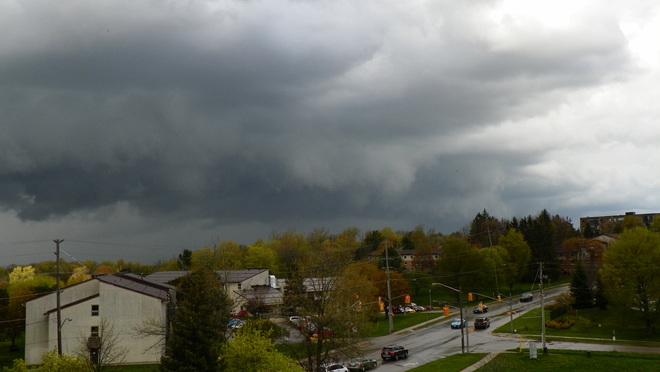 Storm Passing Over Orillia At 3.50pm Fittons Road East, Orillia, ON