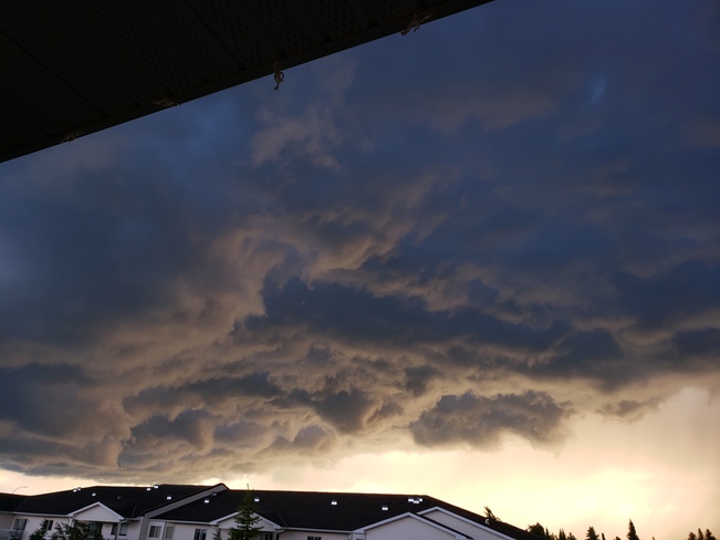 Storm coming in Wetaskiwin, AB