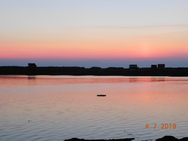 Sunset at Dark Harbour, Grand Manan Island, New Brunswick. Grand Manan Island, Grand Manan, New Brunswick
