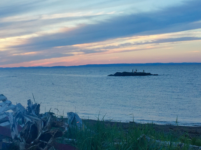 TranquillitÃ© au bord de la mer Pointe-Verte, Nouveau-Brunswick, CA